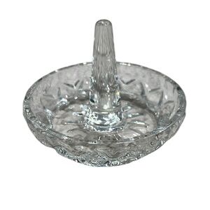 Elegant Crystal Ring Holder/Jewelry Dish